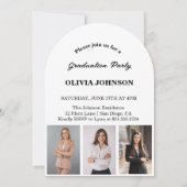 Invitation Faire-part | Graduation Party (Dos)