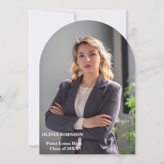 Invitation Faire-part | Graduation Party (Devant)