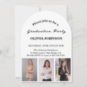 Invitation Faire-part | Graduation Party (Dos)
