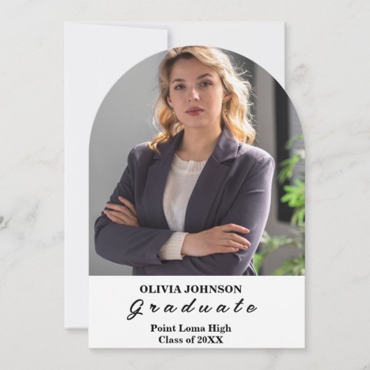 Invitation Faire-part | Graduation Party (Devant)