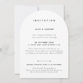 Invitation Faire Part "Lettrus"
