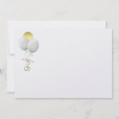 Invitation Faire-parts de mariage (Dos)