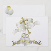 Invitation Faire-parts de mariage (Devant / Derrière)