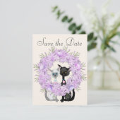 Invitation Faire-parts de mariage Chats mignons de Pâques (Debout devant)