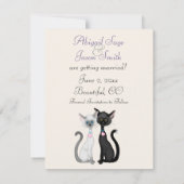 Invitation Faire-parts de mariage Épouvantail de Pâques avec  (Dos)