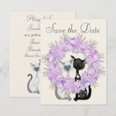 Invitation Faire-parts de mariage Épouvantail de Pâques avec  (Devant / Derrière)