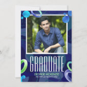 Invitation Faire personnaliser une annonce de remise de diplô (Devant)