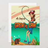 Invitation Faire respecter la loi de Grew (Devant / Derrière)