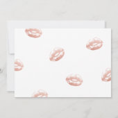 Invitation Faire ses adieux à mes 20 ans Fête d'anniversaire (Dos)