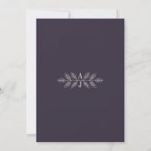 Invitation Faire Simple Floral 2 Mûre Mariage (Dos)
