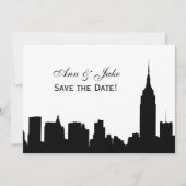 Invitation Faire soi-même la silhouette de NYC en couleur de  (Devant)