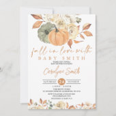 Invitation Faire tomber en amour automne citrouille invitatio (Devant)