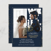 Invitation Faire un coup d'oeil sur l'invitation de renouvell (Devant / Derrière)