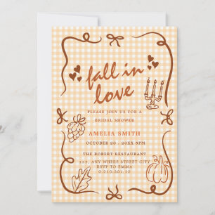 Invitation faire un gribouillage fantaisiste tomber amoureux