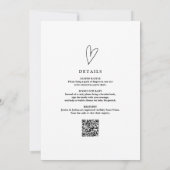 Invitation Faire un script mignon et neutre pour une baby sho (Dos)