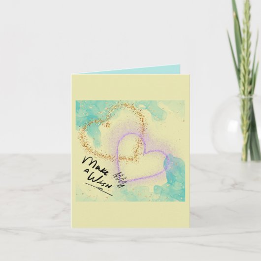 Invitation Faire un vœu (Devant)