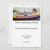 Invitation Faire une fête (Devant)