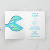 Invitation Faire une fête de sirène (Intérieur)
