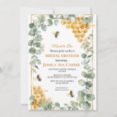 Invitation Faire une ruche Eucalyptus verdure douche de maria (Devant)