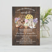 Invitation Faire Western Ils sont frais sur le marché (Debout devant)