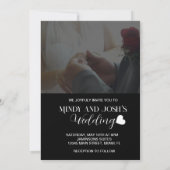 Invitation Fairey Script cœur deux photo  (Dos)