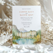 Invitation Fairmont Chateau Lake Louise Mariage du Canada