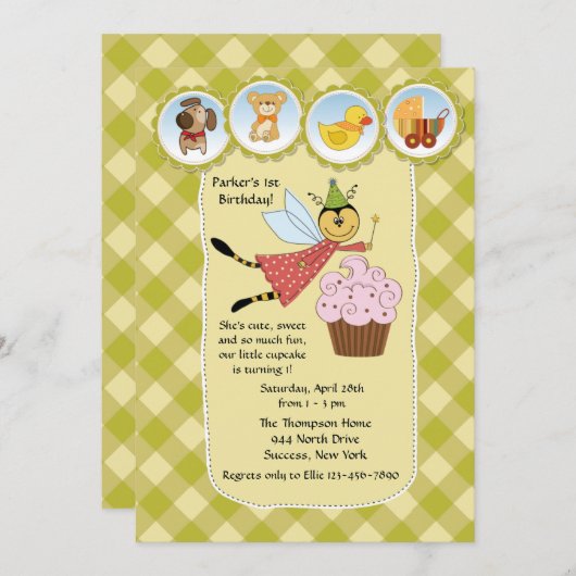 Invitation Fairy (Devant / Derrière)