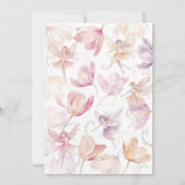 Invitation Fairy 1st Birthday Fairy Party Pink Peach Purple (Dos)