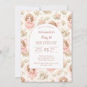 Invitation Fairy 1st Birthday Storybook (Devant)