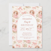 Invitation Fairy 1st Birthday Whimsical Garden (Devant)