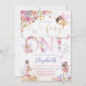 Invitation Fairy Birday (Devant)