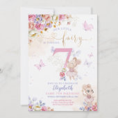 Invitation Fairy Birday (Devant)