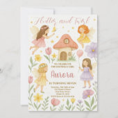 Invitation Fairy Birthday (Devant)