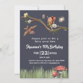 Invitation Fairy Birthday (Devant)