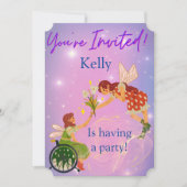 Invitation Fairy Birthday (Devant)