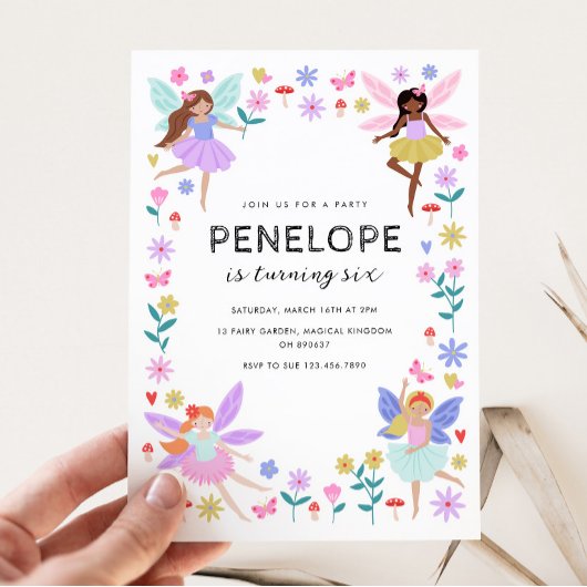 Invitation Fairy Birthday