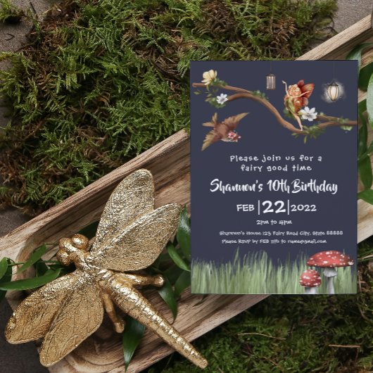 Invitation Fairy Birthday