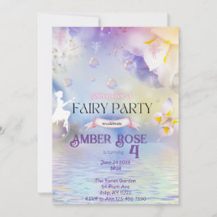 Invitation Fairy Birthday