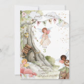 Invitation Fairy Birthday (Devant)