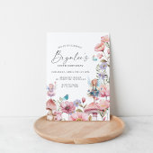 Invitation Fairy Birthday, Garden Party, Enchanted, Whimsical