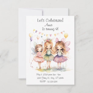 Invitation Fairy Birthday Party