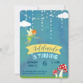 Invitation Fairy Birthday Party (Devant)