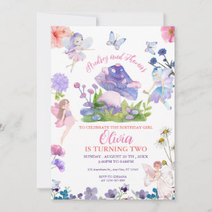 Invitation Fairy Birthday Whimsical
