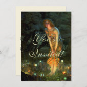 Invitation Fairy Circle Fairies Midsummer Eve (Devant / Derrière)