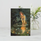 Invitation Fairy Circle Fairies Midsummer Eve (Debout devant)