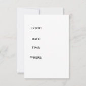 Invitation Fairy Critters™ Agneau Fée (Dos)