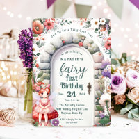 Fairy Doorway Red Hair Fairy First Birday Party