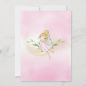 Invitation Fairy First 1er anniversaire Girl Forest Champhroo (Dos)