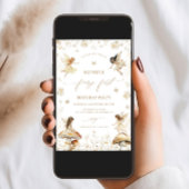 Invitation Fairy First Birday Boho