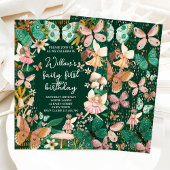 Invitation Fairy First Birthday 1st